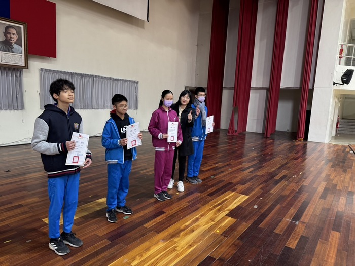 113學年度數學競賽及英語競賽頒獎照片圖片