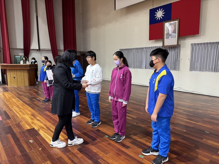 113學年度數學競賽及英語競賽頒獎照片圖片